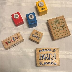 Colorful Confetti Makers/Party 🥳 & Thank You Stamps Bundle